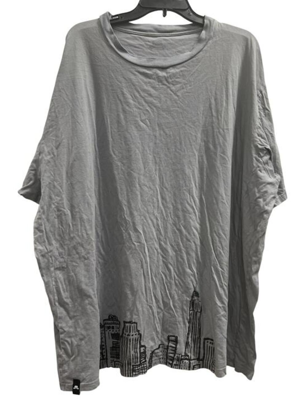 Winston gray city skyline graphic tee big & tall sx 5X XXXXXL